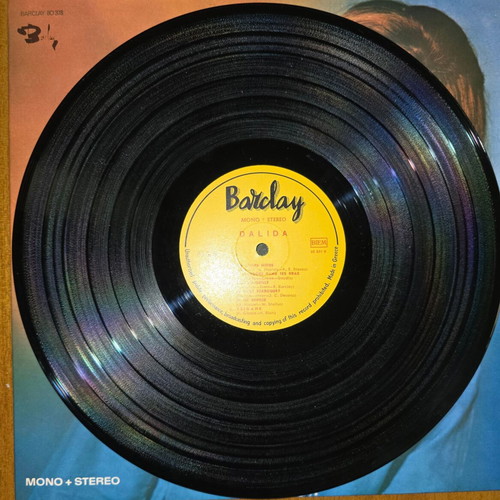 Dalida S/T 1969 Greek pressing vinyl LP Barclay 80 378