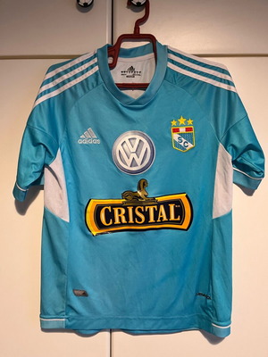 Sporting Crystal Peru adidas authentic climacool jersey new size small