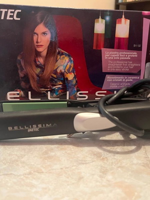Bellissima Imetec Hair Straightener B1150 like new, ceramic and jade