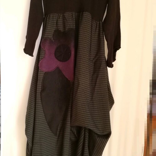 Maxi wool dress handmade like new, size M