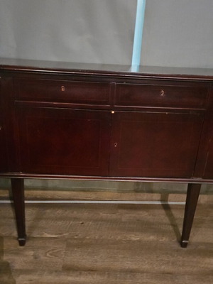 Buffet with 4 doors and 2 drawers used, wood