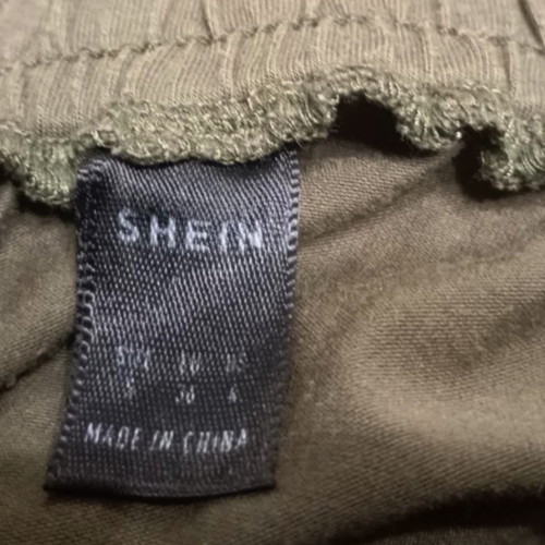 Shein shorts used, pack of 3, size small, black and white