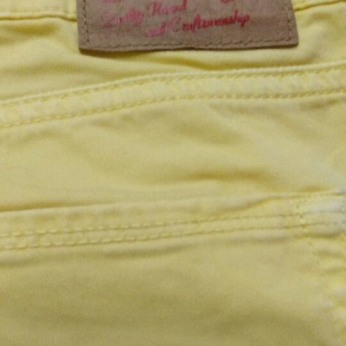Staff Snizzy cotton jeans like new, yellow, skinny fit