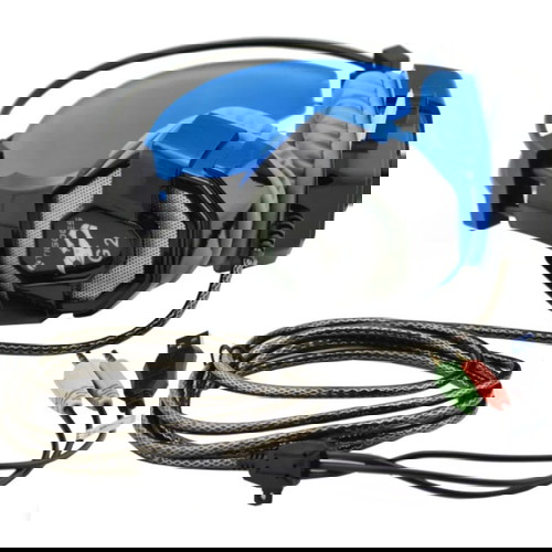Ακουστικά ενσύρματα με μικρόφωνο, gaming, PC, με Volume, με LED φωτισμού και 2m εύκαμπτο καλώδιο