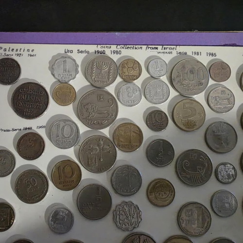 44 Palestine and Israel coins 1948-1985