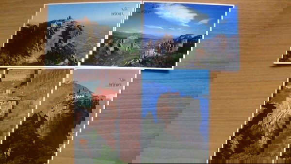 Καρτ ποστάλ "Μετέωρα της δεκαετίας του 90"