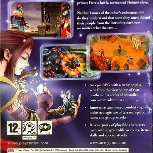 Arc Twilight of the Spirits PS2 game used