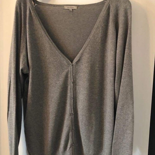 Thin cardigan gray like new, size XL