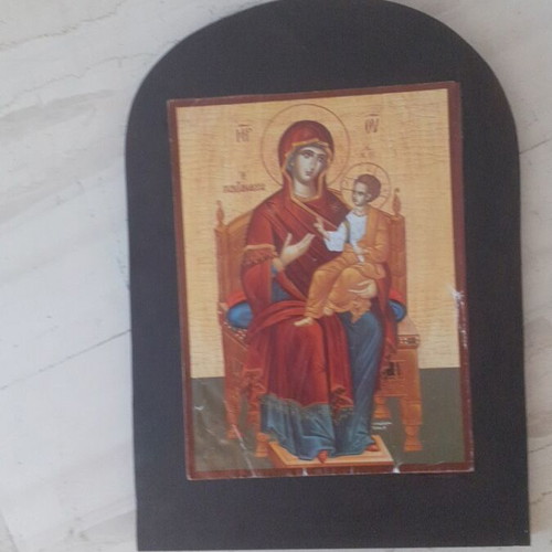 Wooden handmade religious icon new, 39×28 cm