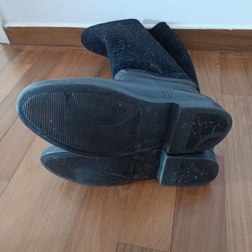 Cafe Noir boots galoshes used, size 38, black