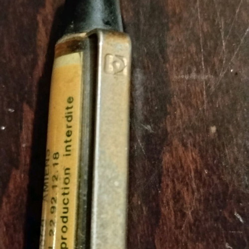 Collectible Floaty Eskesen pen used, vintage "Hortillonnages d'Amiens"