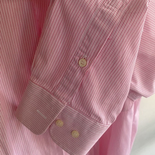 Oxford Company No 43 dress shirt like new with stripes and white collar