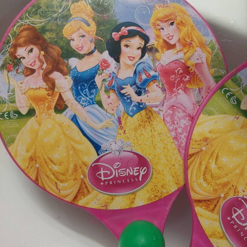 Disney Princess racket set used with ball for beach