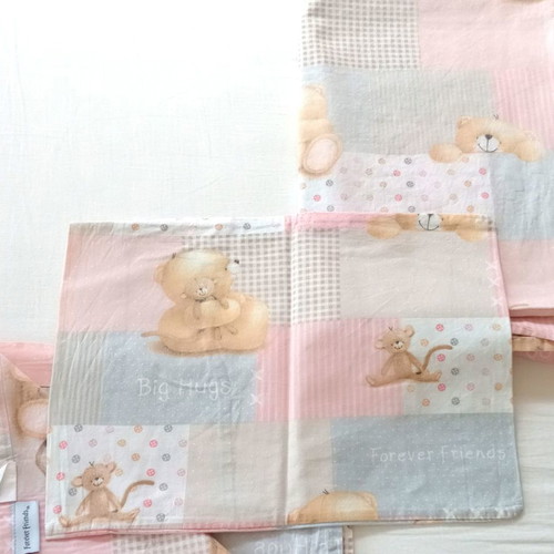 Nef Nef pillowcase and 2 sheets set used