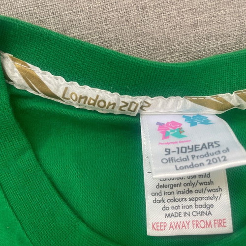Collectible children's t-shirts Olympic Games 2012 unused, ages 9-12