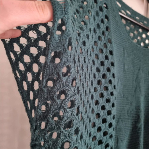 Boho Chic knitted blouse poncho like new