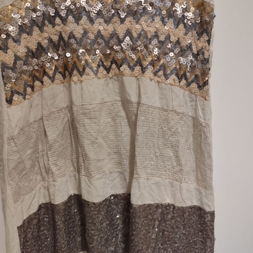 Viscose dress medium with sequins, like new