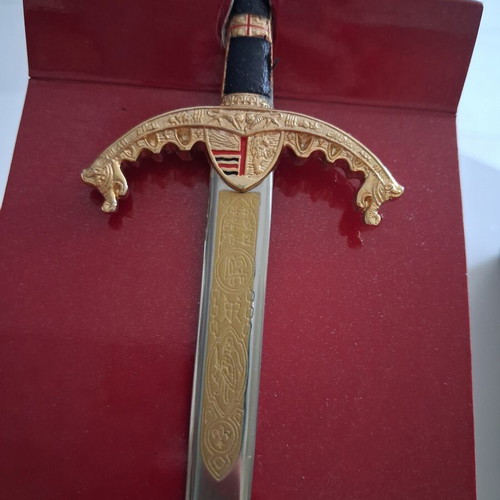 Decorative Letter Opener Sword with Box like new