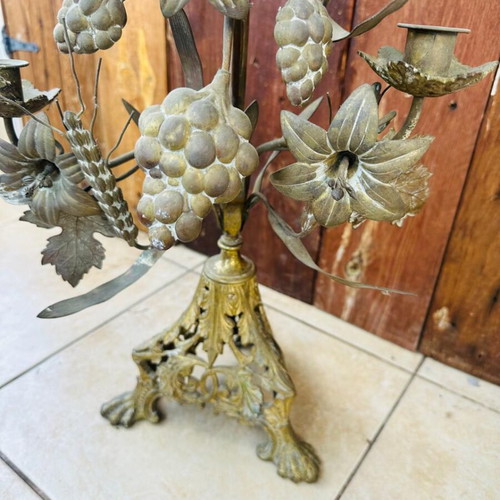 Antique candlestick used