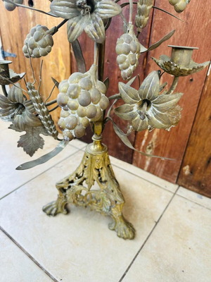 Antique candlestick used