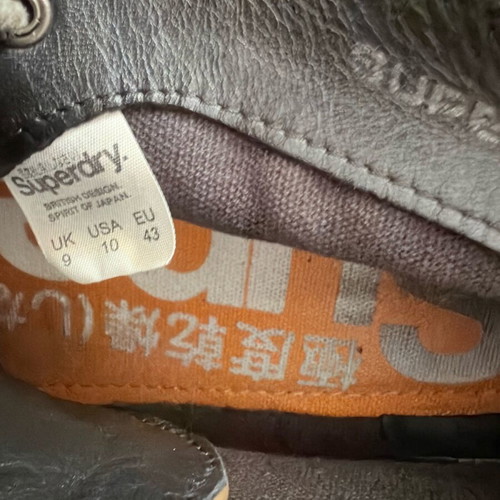 Superdry boots used, beige, size 43