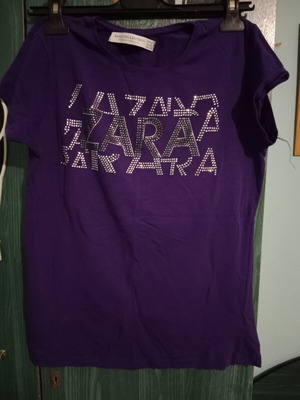 Zara дамска блуза L като нова, лилава