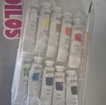 Tempera paints like new, except cyan