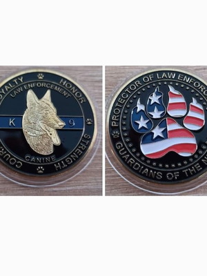 K-9 commemorative medal new