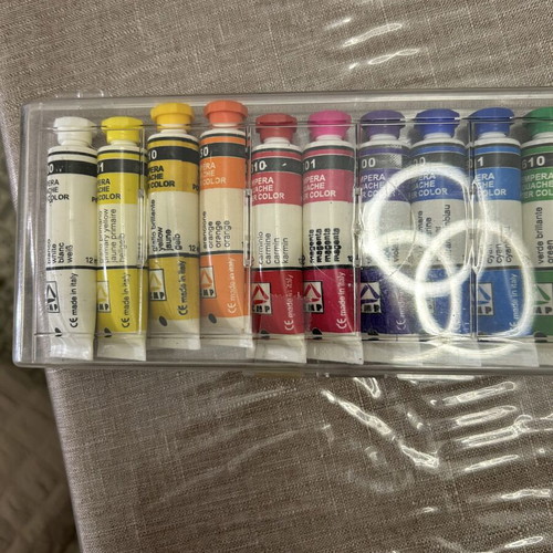 Tempera paints new