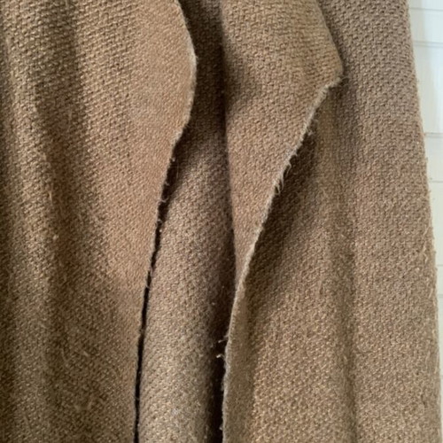 Massimo Dutti long wool cardigan coat used, beige brown