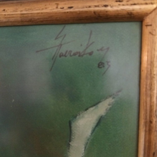 Painting by Giorgos Pastakas from the Angels series like new