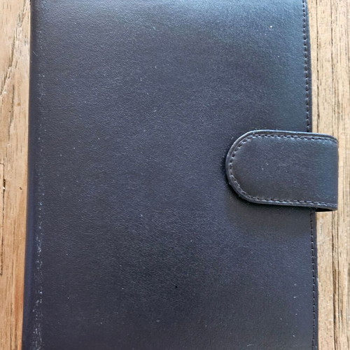 Organiser Success Junior blue leather