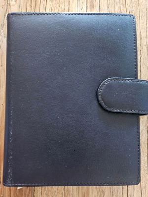Organiser Success Junior blue leather