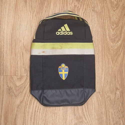 Adidas Sweden SvFF Football Boot Bag used, navy blue and yellow