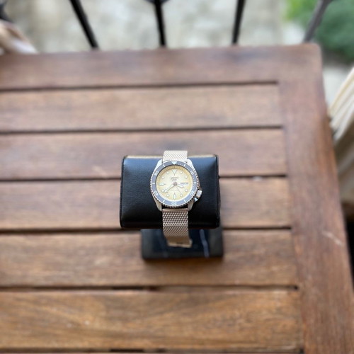 Seiko 5 Sports SRPD67K1 Автоматичен Шампанско Отлично Състояние