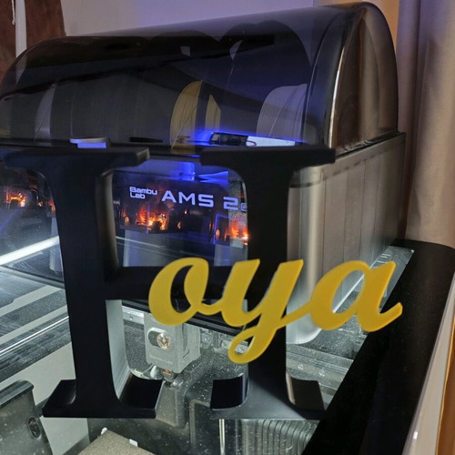 Personalized decorative item made to order, 3D print in PLA