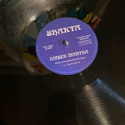 Shakta vinyl record used, electronic music