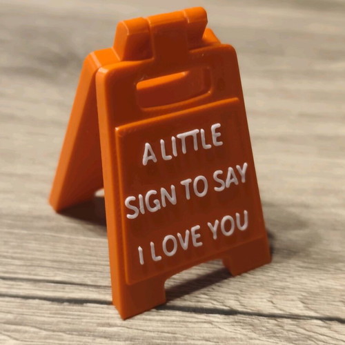 3D Printed Sign New With Personalized Message