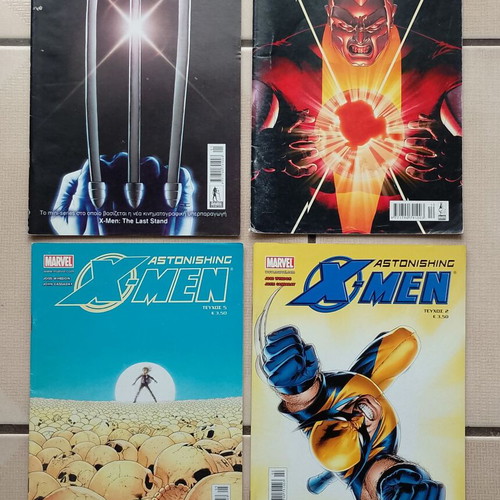 X-Men Astonishing comics used, set of 4 issues 1,2,5,10