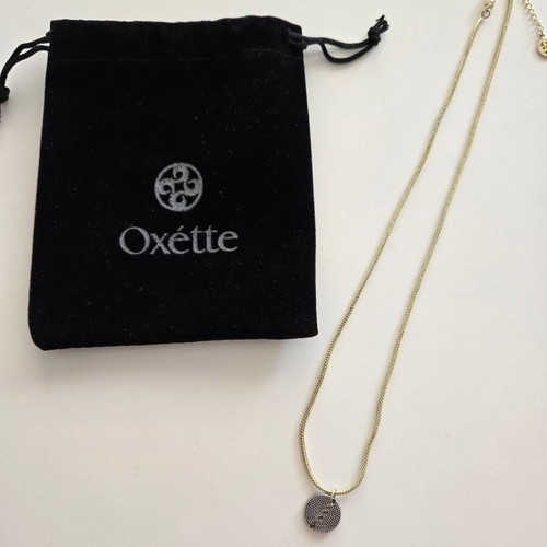 Oxette necklace like new, gold and silver