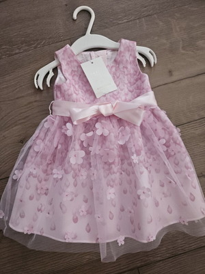 Monsoon baby dress new, 3-6 months