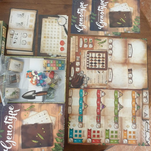 Genotype: A Mendelian Genetics Board Game like new educational game