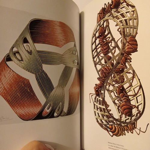 M.C. Escher Icons book used, architecture