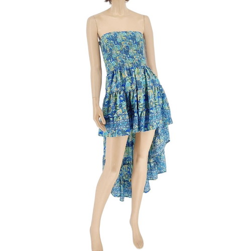 Bluenote strapless silk dress new, multicolor, one size