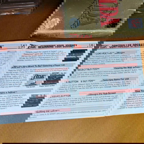 Nintendo Game Boy The Legend of Zelda: Link's Awakening μεταχειρισμένο με κουτί και εγχειρίδιο