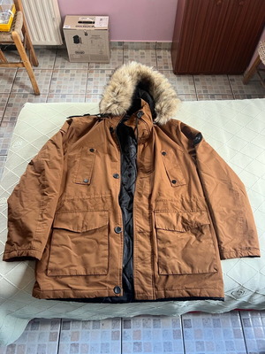 Manager winter jacket brown 2XL like new