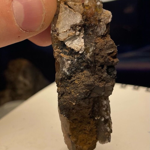 Selenite with hematite new, beautiful specimen