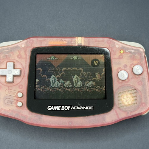 Game Boy Advance Milky Pink like new handheld console