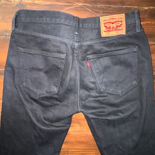 Levi’s 501 men’s jeans used, black, size 34x32