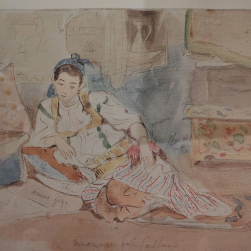 Paintings with Delacroix designs like new, set of 2 pieces